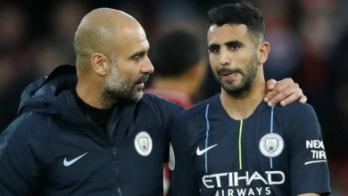 صورة غوارديولا يشيد بمحرز ويصفه باللاعب الإستثنائي