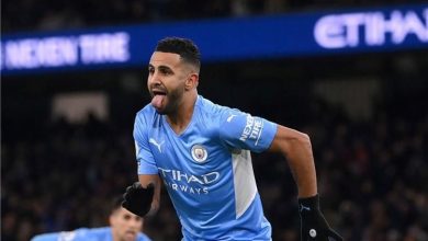 صورة محرز أفضل لاعب في مانشستر سيتي لشهر فيفري