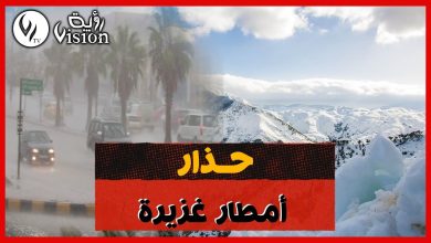 صورة اضطراب جوي نشيط الفعالية على هذه الولايات بداية من ليلة الخميس