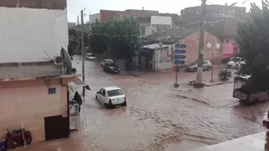 صورة الدرك الوطني يكشف عن مخلفات الأمطار التي عرفتها مختلف مناطق الوطن