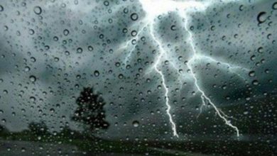 صورة أمطار رعدية غزيرة على 18 ولاية