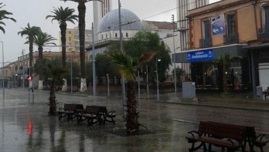 صورة أمطار رعدية مرتقبة بداية من اليوم الاربعاء على عدة ولايات بوسط وغرب البلاد