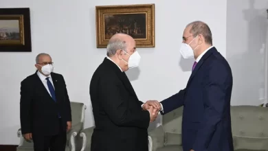 صورة رئيس الجمهورية يستقبل نائب رئيس الوزراء وزير الخارجية الأردني