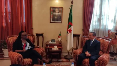 صورة وزير الفلاحة يستقبل بعثة الصندوق الدولي