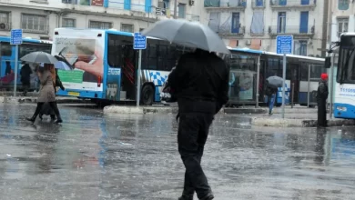 صورة استمرار تساقط الأمطار الرعدية..مصالح الأرصاد الجوية تحذر