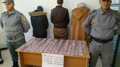 صورة توقيف 3 أشخاص وحجز 2392 قرص “صاروخ” بتيارت