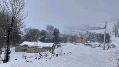 صورة بالصور.. ثلوج الخير تكسو قمم الجبال بعد طول انتظار