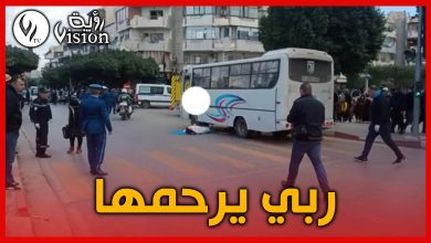 صورة الشلف.. وفاة عجوز دهستها حافلة لنقل المسافرين