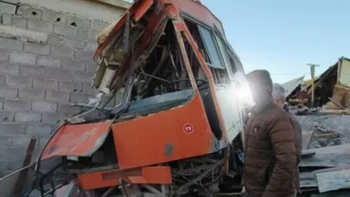 صورة قسنطينة.. 9 ضحايا إثر اصطدام بين حافلة و4 سيارات وشاحنة