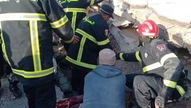 صورة تركيا.. فريق الحماية المدنية الجزائري ينقذ طفلين من تحت الأنقاض