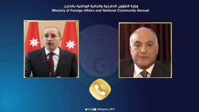 صورة هذا ما دار بين وزير الخارجية  عطاف ونظيره الأردني