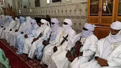 صورة زفاف جماعي من 38 عريس وعروسة بولاية جانت الخميس الفارط