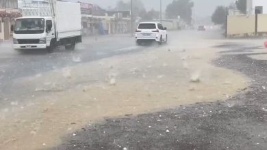 صورة أمطار رعدية مصحوبة ببرد على هذه الولايات