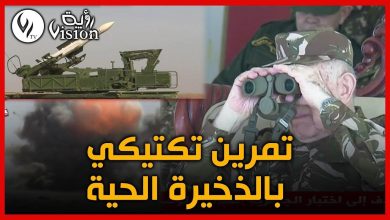 صورة الفريق أول شنقريحة يشرف على تنفيذ تمرين تكتيكي ليلي بالذخيرة الحية بأمدوكال