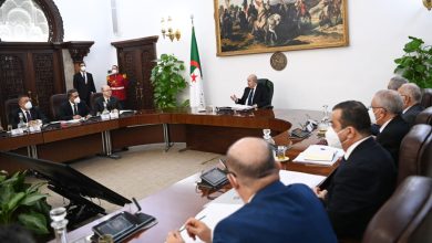 صورة رئيس الجمهورية يترأس اجتماعا لمجلس الوزراء