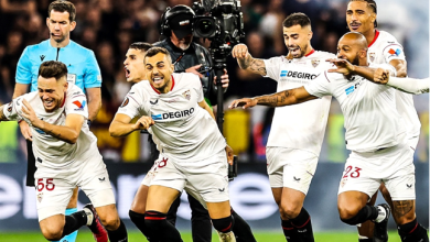صورة ركلات الترجيح ترجح كفة إشبيليا أمام روما وتتوجه بطلا للدوري الأوروبي