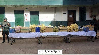 صورة إحباط إدخال أزيد من 7 قناطير من الكيف المعالج عبر الحدود مع المغرب