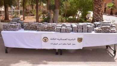 صورة توقيف 31 تاجر مخدرات وإحباط إدخال أزيد من 8 قناطير من الكيف عبر الحدود مع المغرب