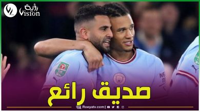 صورة “ناثان أكي” مدافع مانشستر سيتي: محرز صديق رائع وأحاول دائما مشاهدة مبارياته مع الأهلي