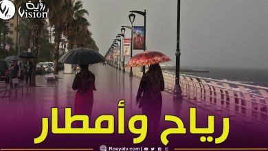 صورة أمطار رعدية ورياح قوية مصحوبة بزوابع رملية على هذه الولايات