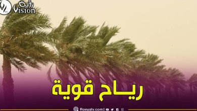 صورة هبوب رياح قوية عبر عدد من الولايات الساحلية
