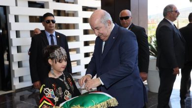 صورة رئيس الجمهورية يشرف على إفتتاح معرض الجزائر الدولي