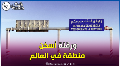 صورة هذه الولايات الجزائرية ضمن المناطق الأكثر حرا في العالم