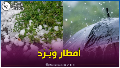 صورة أمطار رعدية غزيرة مرفوقة ببرد بهذه الولايات اليوم