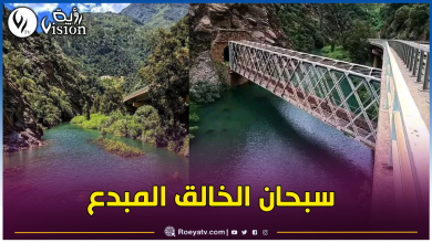 صورة بالصور.. بحيرة جديدة في واد الشفة قبلة الشباب هذا الصيف