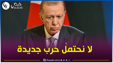 صورة أردوغان يعرض وساطته لفك النزاع ويؤكد: الكيان الصهيوني يهدد أمن الشرق الأوسط