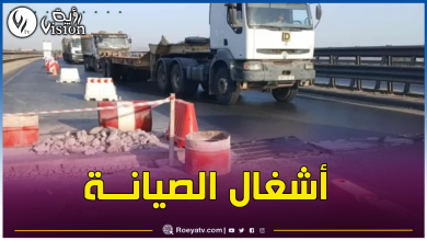 صورة حركة مرور بطيئة جدا بعد محول بوينان في إتجاه بومرداس