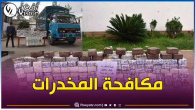 صورة البليدة: إحباط تهريب 169 كلغ “زطلة” مخبأة داخل سقف شاحنة