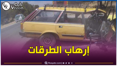 صورة المسيلة: 7 جرحى في إنقلاب سيارة للنقل الجماعي