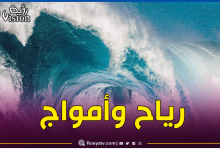 صورة رياح قوية وأمواج عالية غدا بهذه السواحل